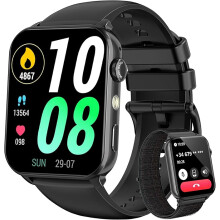 Smart Watch for Men Women, 1.91" HD Fitness Watch with LED Flashlight, Heart Rate SpO2 Sleep Stress Monitor, 120+ Sports, Waterproof Step Counter