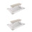 2Pièces Repose-Main Nails PU Gris Confortable Pour Art Et Ongles 7