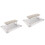 2Pièces Repose-Main Nails PU Gris Confortable Pour Art Et Ongles 6