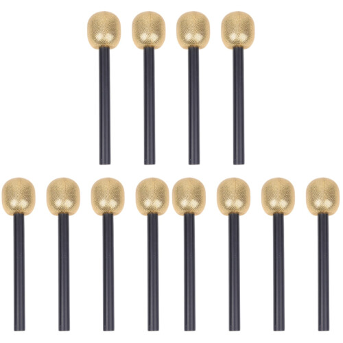 12Pièces Microphones Plastique Jouets Simulation Pour Fêtes 1