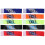 10Pièces Brassards Chef D'équipe Football Polyester Durable Coloré 2