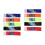 10Pièces Brassards Chef D'équipe Football Polyester Durable Coloré 4