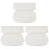 3Pièces Coussin De Bain Antidérapant Idéal Pour Spa Et 2