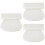 3Pièces Coussin De Bain Antidérapant Idéal Pour Spa Et 6