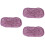 3Pièces Coton Pour Art Mural Macramé Souple Couleur Violet 6