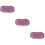 3Pièces Coton Pour Art Mural Macramé Souple Couleur Violet 9