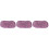 3Pièces Coton Pour Art Mural Macramé Souple Couleur Violet 4