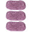 3Pièces Coton Pour Art Mural Macramé Souple Couleur Violet 8
