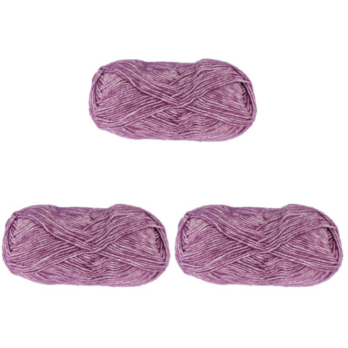 3Pièces Coton Pour Art Mural Macramé Souple Couleur Violet 1