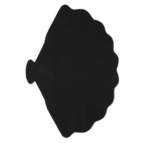 2Pièces Plateau En Ardoise Noir Pour Steak Pâtes, 1