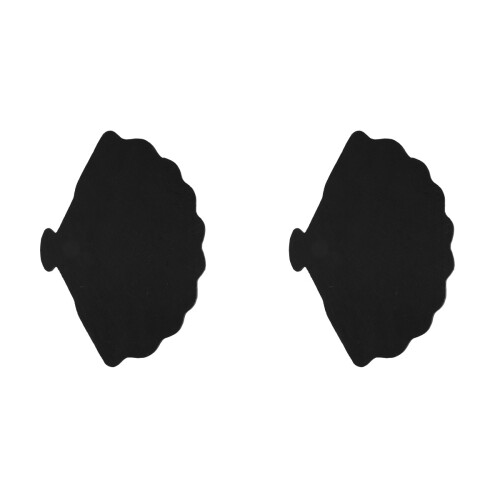 2Pièces Plateau En Ardoise Noir Pour Steak Pâtes, 2