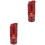 2Ensembles Accessoires Divination Bouddhiste Bois Rouge Jeu Familial 4