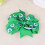2Paires Clips Vert Saint Patrick Tissu Durable Motif Trèfle 10