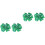 2Paires Clips Vert Saint Patrick Tissu Durable Motif Trèfle 4