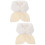 2Pièces Écharpe Beige Douce Hiver Style 7