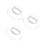 3Pièces Chapeau Transparent PVC Usage Extérieur 6