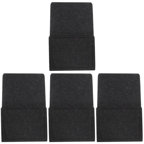 4Pièces De Rangement En Feutre Pour Chevet 1