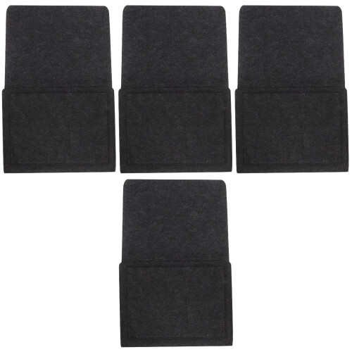 4Pièces De Rangement En Feutre Pour Chevet 2