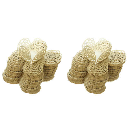 100Pièces Coupelles Papier Compactes Pour Mariage 2