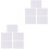 10Pièces Tableaux Blancs Sans Cadre Pour Dessin Et Notes À 3