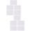 10Pièces Tableaux Blancs Sans Cadre Pour Dessin Et Notes À 6