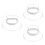 3Pièces Chapeau Transparent PVC Usage Extérieur 3