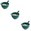 3Ensembles Bols Cuisine Vert Céramique Multiple 9