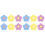 12Pièces Coques Silicone Décoratives Fleurs Souples Colorées 4