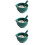3Ensembles Bols Cuisine Vert Céramique Multiple 8