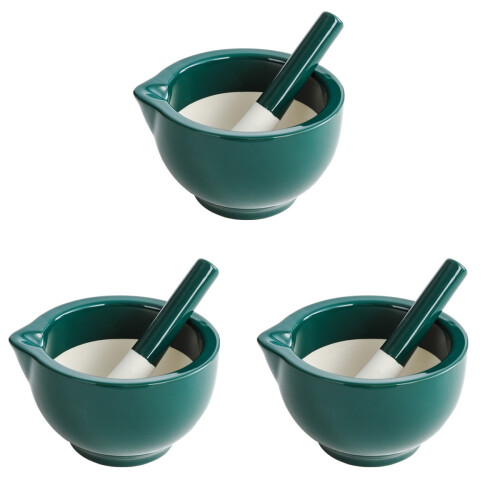 3Ensembles Bols Cuisine Vert Céramique Multiple 1