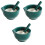 3Ensembles Bols Cuisine Vert Céramique Multiple 3
