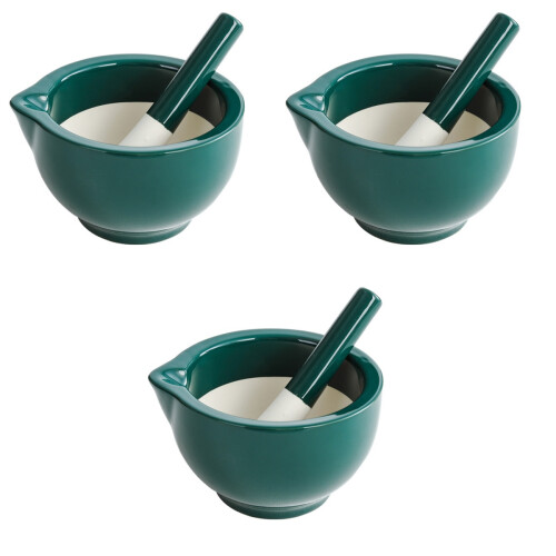 3Ensembles Bols Cuisine Vert Céramique Multiple 2