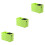 3Pièces Pochette Vert Pour Ciseaux De Salon Capillaire Capacité 5