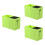 3Pièces Pochette Vert Pour Ciseaux De Salon Capillaire Capacité 6