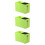 3Pièces Pochette Vert Pour Ciseaux De Salon Capillaire Capacité 8