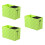 3Pièces Pochette Vert Pour Ciseaux De Salon Capillaire Capacité 7