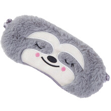 4Pièces Masques Oculaires Confortables Gris Pour Voyage Et Sieste