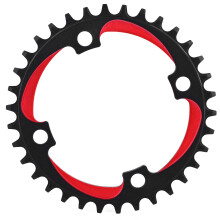 Úzky a široký prevodník, jeden prevodník pre bicykel, vysoká pevnosť, ľahká konštrukcia, udržanie reťaze, zvýšená životnosť,