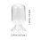 2Pièces Bocal À En Verre Transparent Rangement Décoratif 10