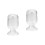 2Pièces Bocal À En Verre Transparent Rangement Décoratif 6