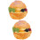 2Stk Lebensechte PU Dessert Puff Modelle Verzierung 9
