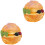 2Stk Lebensechte PU Dessert Puff Modelle Verzierung 5