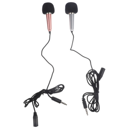 10Pièces Mini Microphone Handheld Coloré Pour Enregistrement Vocal