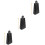 3Pièces Percussion Enfants Métal Noir Accessoire Musical 7