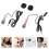10Pièces Mini Microphone Handheld Coloré Pour Enregistrement Vocal 9