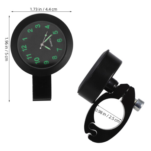 2Pièces Aluminium Étanche Noire Lumière 1