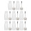 16Pièces Flacons Blancs Vides Pour Stockage Vernis Et 2
