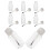 16Pièces Flacons Blancs Vides Pour Stockage Vernis Et 3
