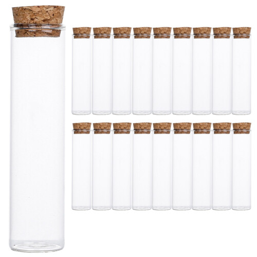 60Pièces Bouteilles En Verre Bouchon Pour Collection Déco