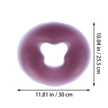 3Pièces Coussin Visage En Silicone Café Pour Relaxation